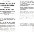 Adriana Allegonda van den Kieboom- Adrianus Petrus Fens